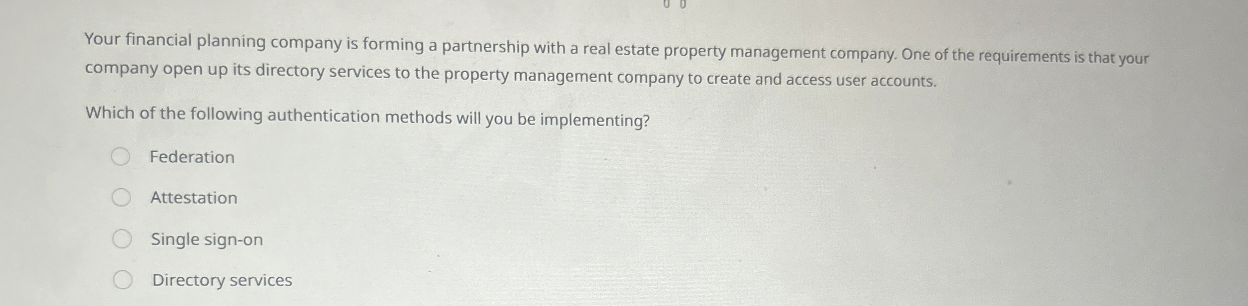 Your financial planning company is forming a