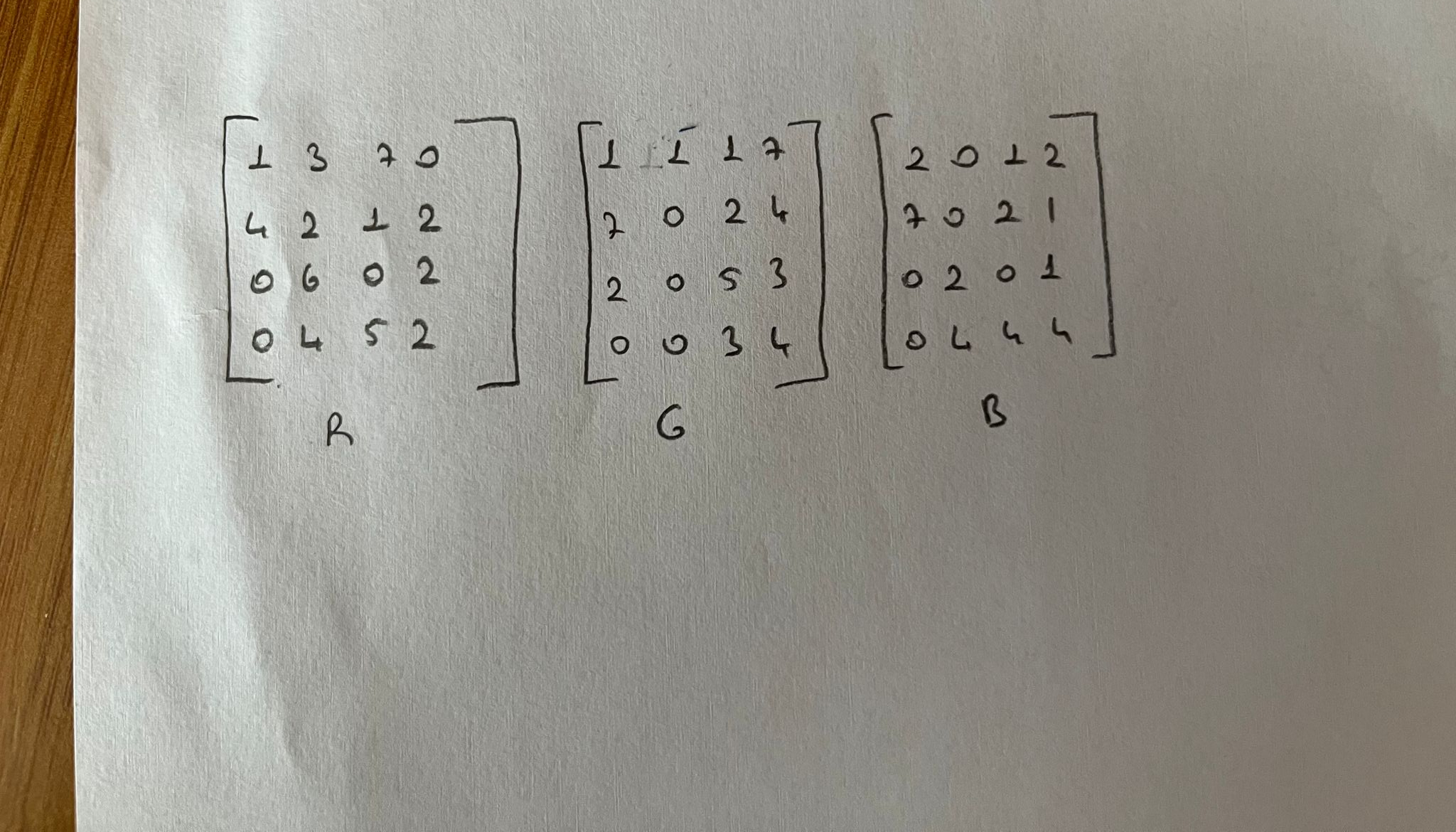 soruda verilen imge matrisine g re: a ) imge