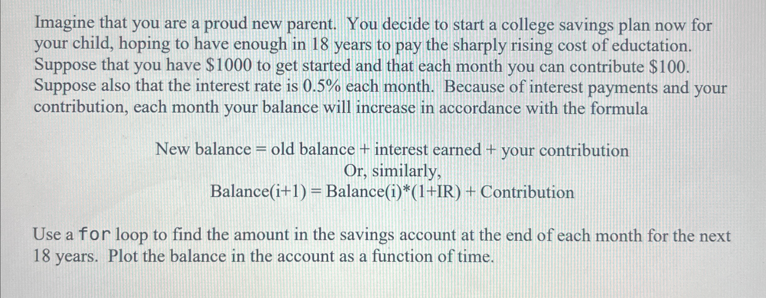Write code and solve in Matlab Imagine that you
