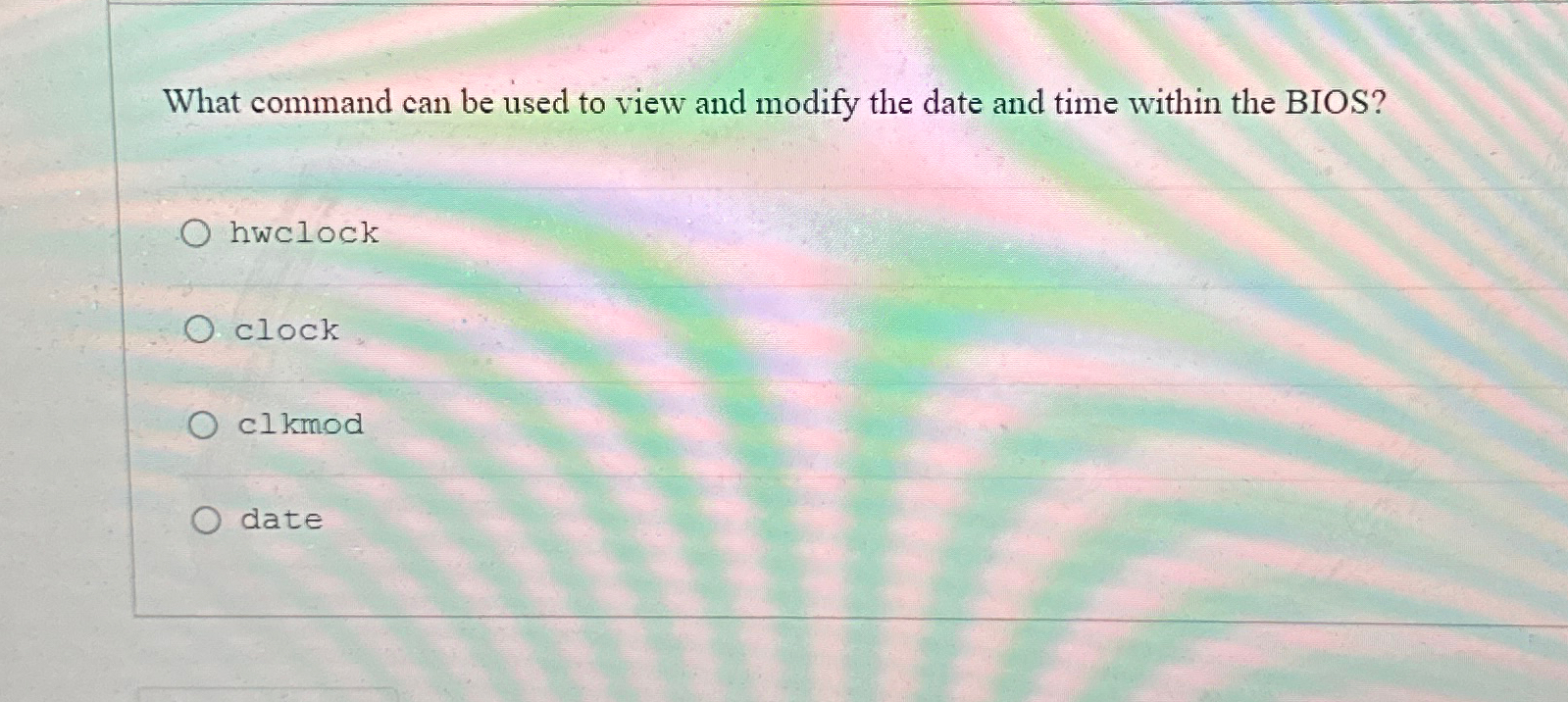 What command can be used to view and modify the