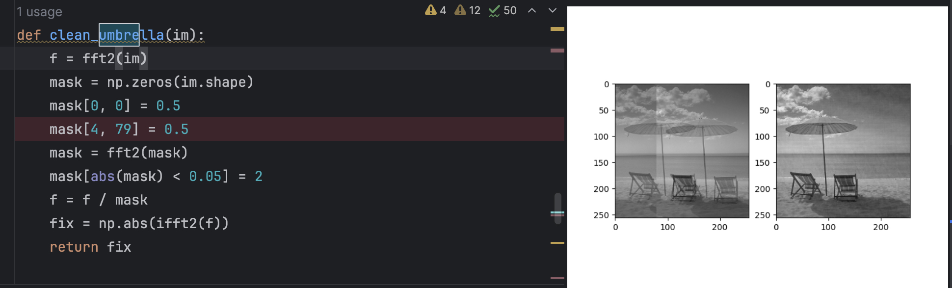 Can you please explain the solution and how to