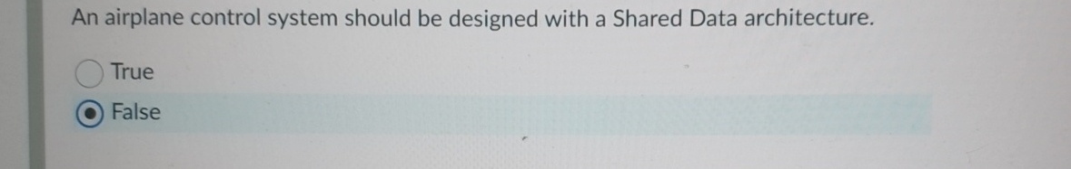 An airplane control system should be designed