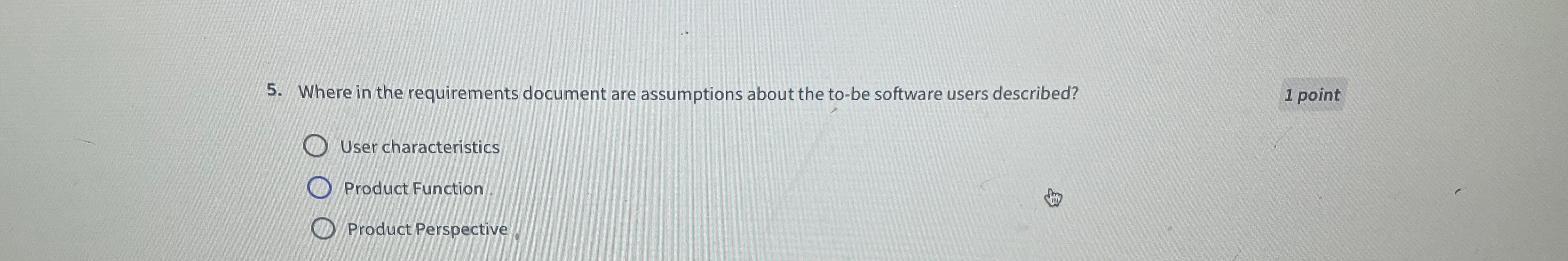 Where in the requirements document are