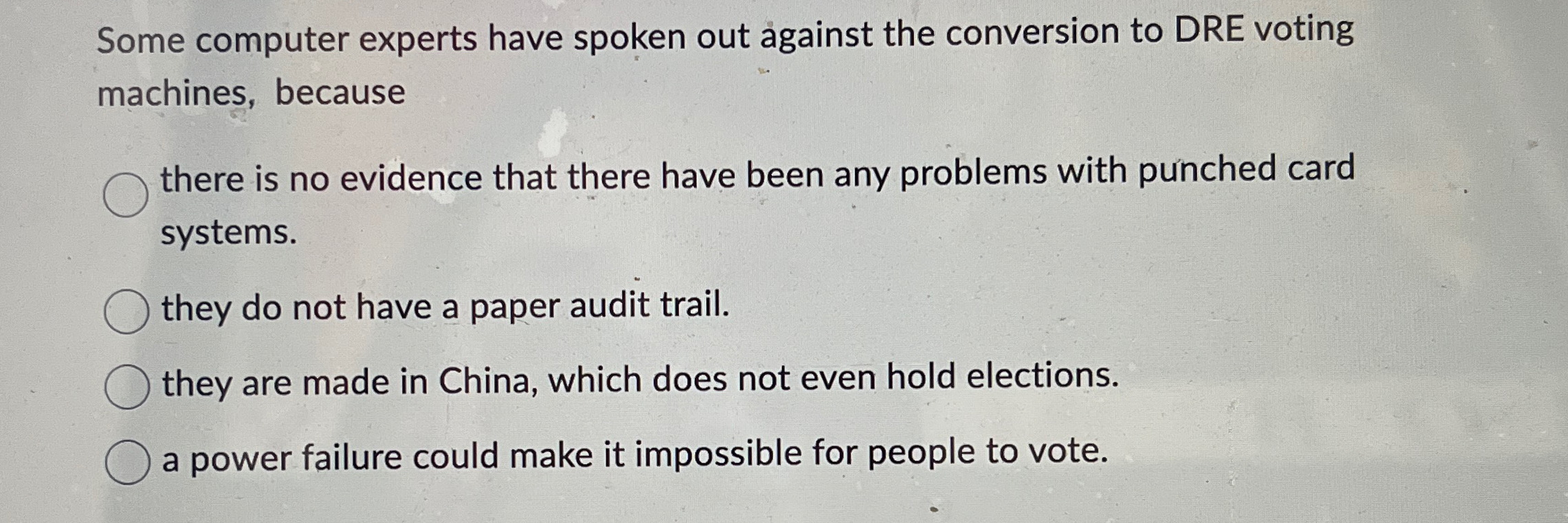 Some computer experts have spoken out against the