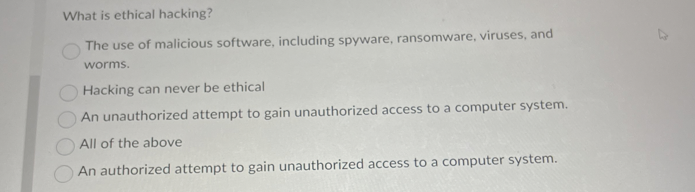 What is ethical hacking? The use of malicious