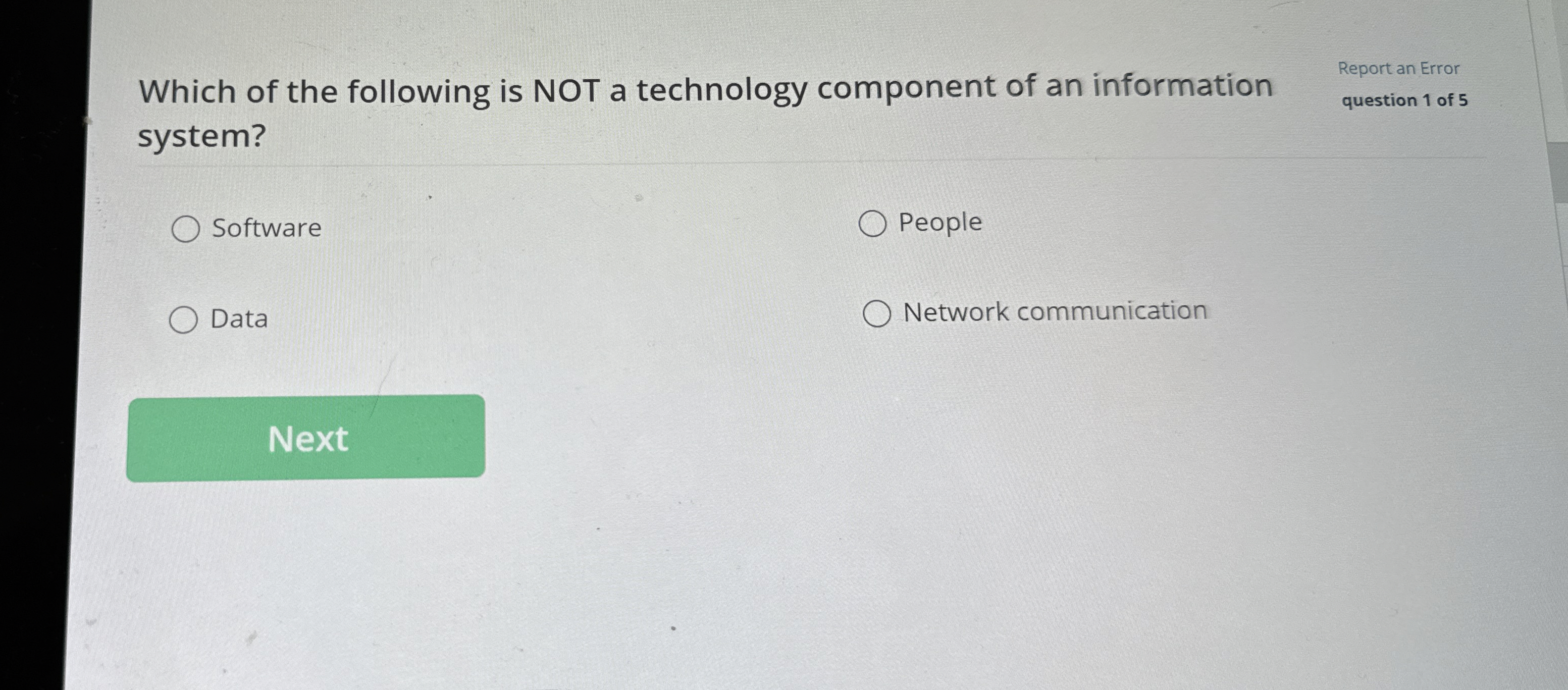 Which of the following is NOT a technology
