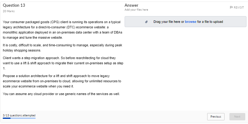 Solution to this problem needs cloud diagram as