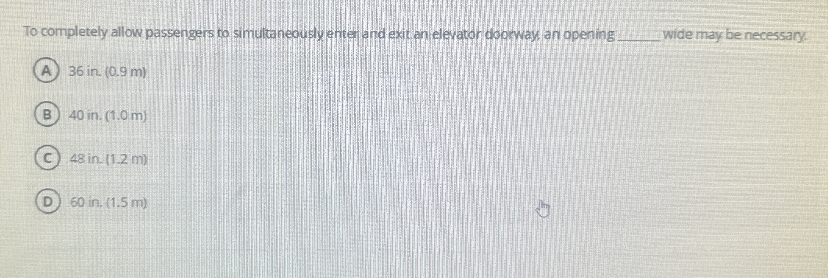 To completely allow passengers to simultaneously