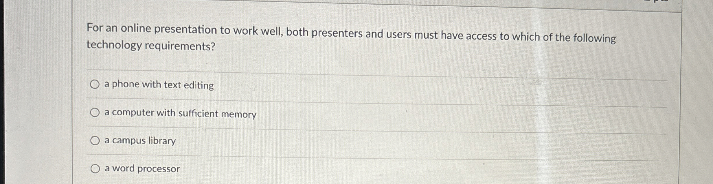 For an online presentation to work well, both
