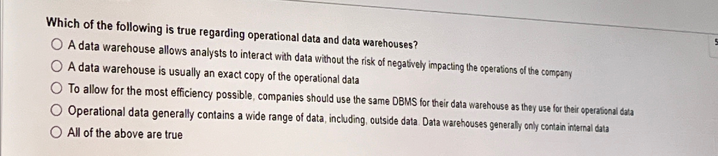 Which of the following is true regarding