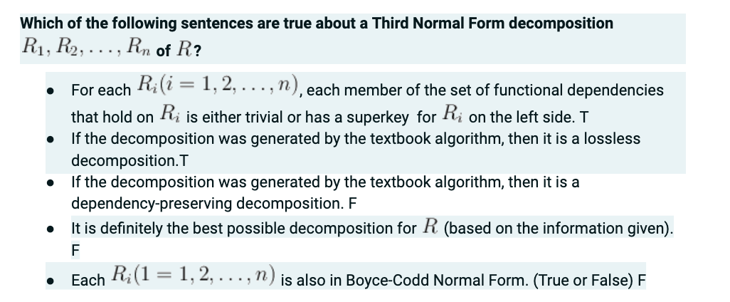 R 1 , R 2 , dots, R n of R ? For each R i ( i = 1