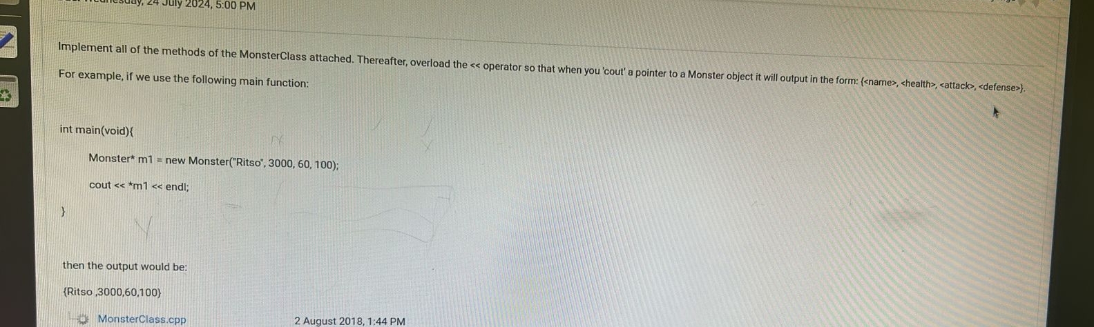 For example, if we use the following main