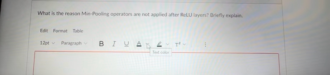 What is the reason Min - Pooling operators are