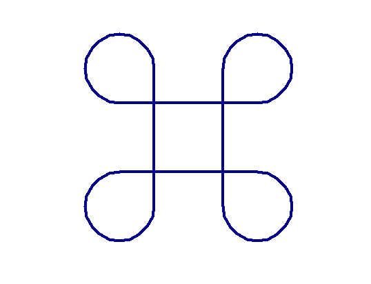 Write a program to make the simulated robot trace