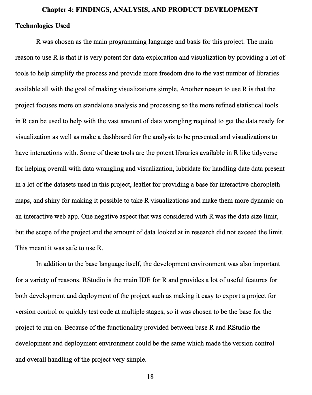 Chapter 4 : FINDINGS, ANALYSIS, AND PRODUCT