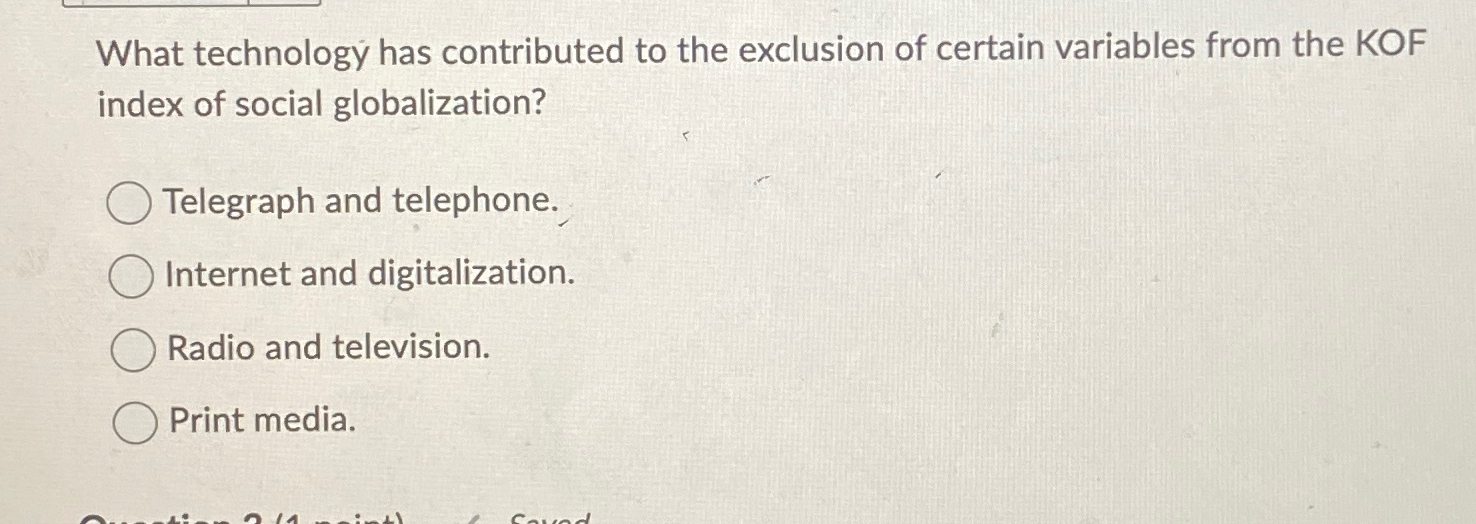 What technology has contributed to the exclusion