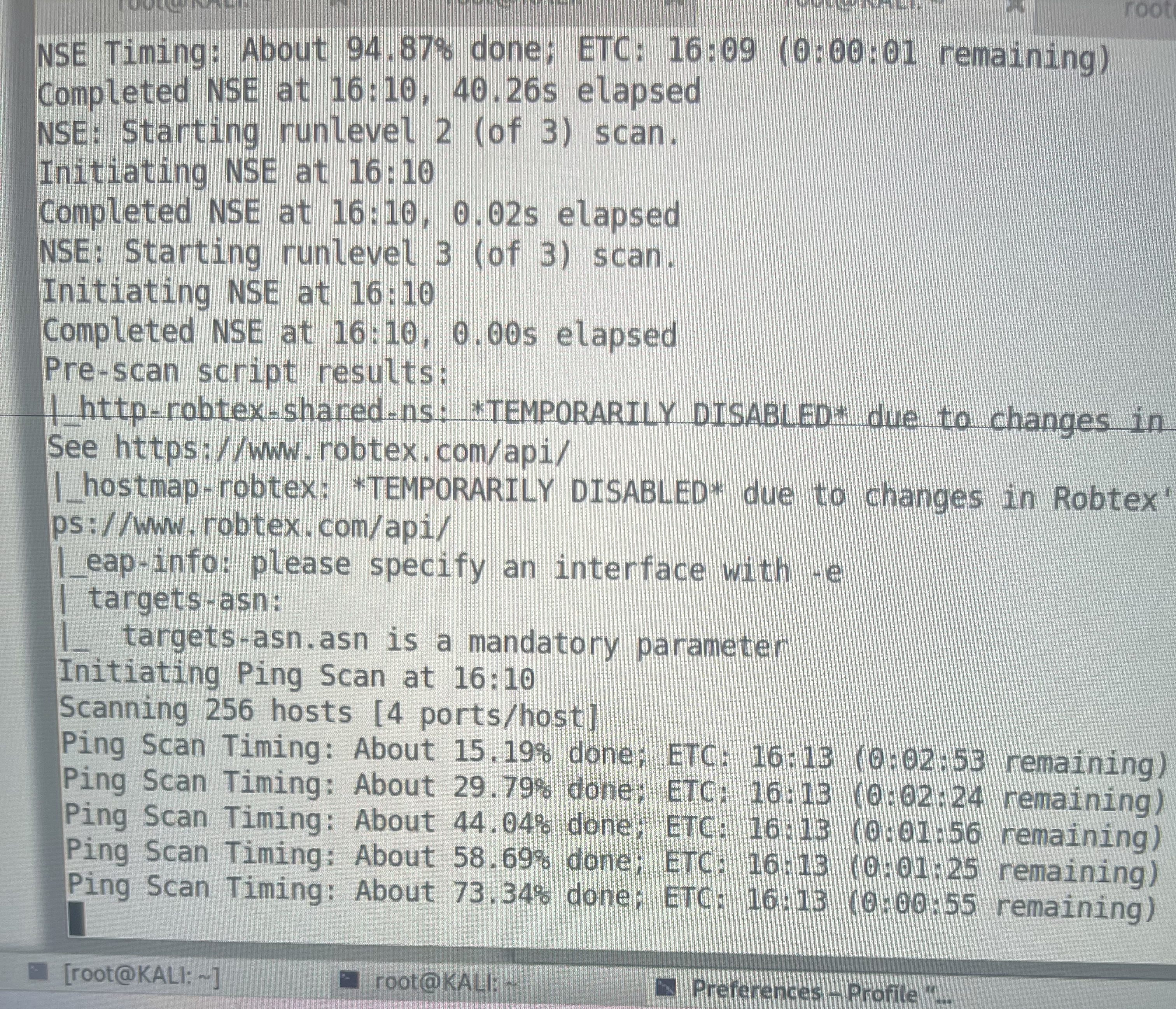 root@KALI: File Edit View Search Terminal Help