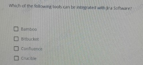 Which of the following tools cari be integrated