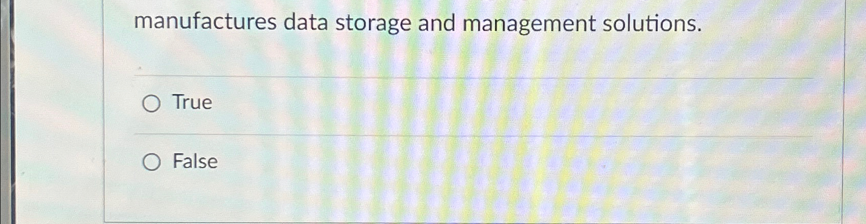 manufactures data storage and management