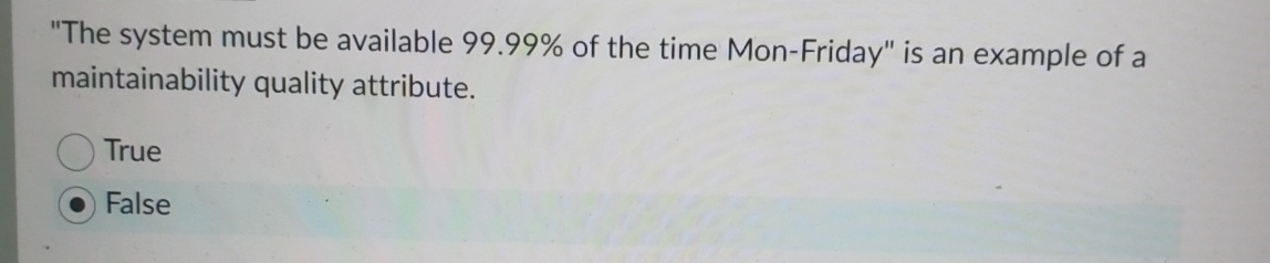 "The system must be available 9 9 . 9 9 % of the