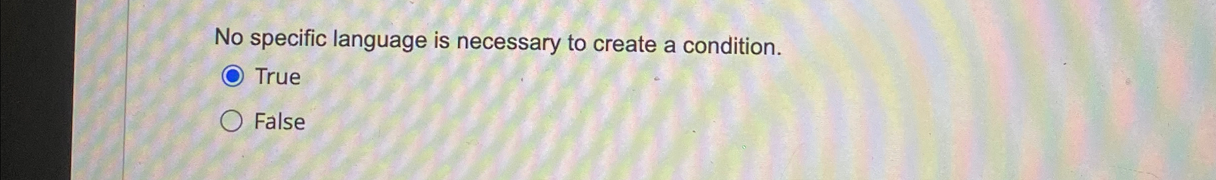 No specific language is necessary to create a