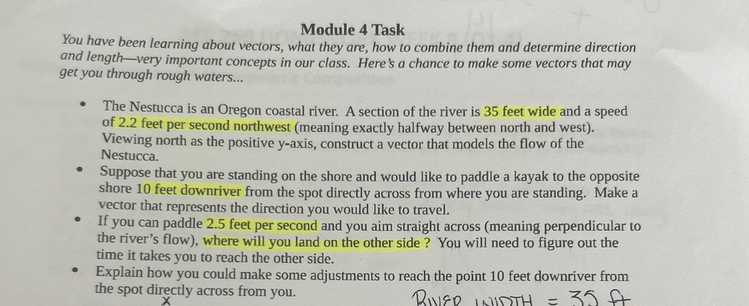 Module 4 Task You have been learning about