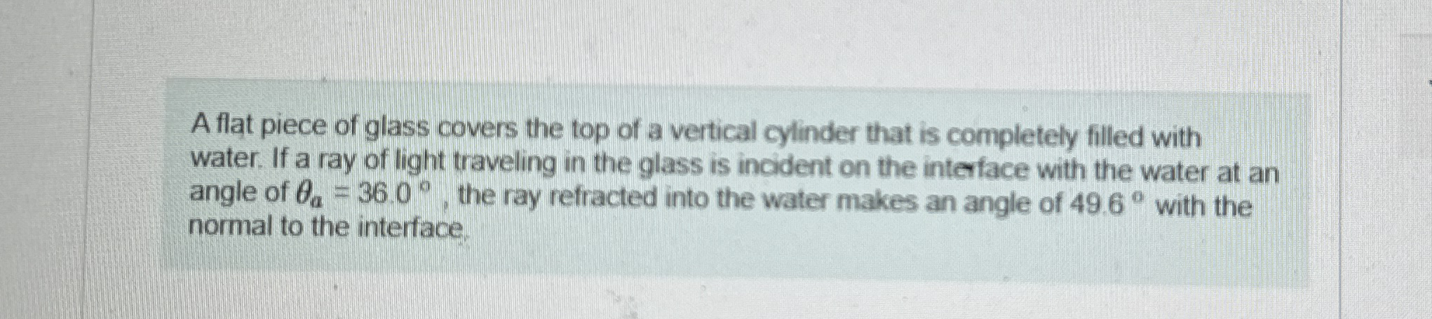 A flat piece of glass covers the top of a
