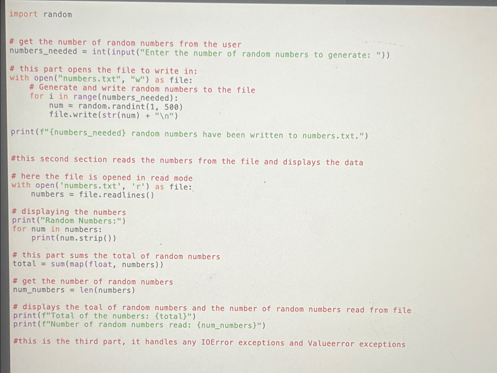 Can you please modify my code so that it handles