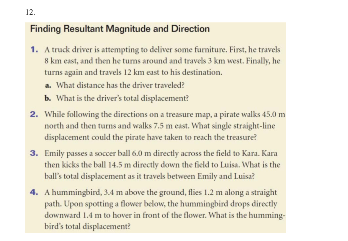 Finding Resultant Magnitude and Direction A truck