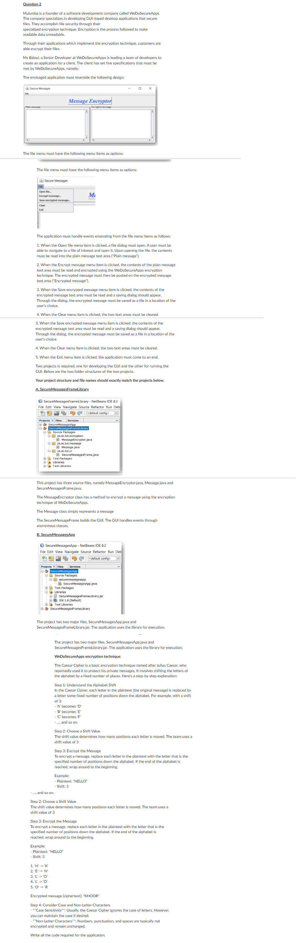 Please solve this java GUI as it shows with