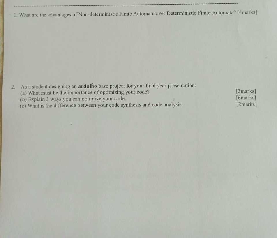 What are the advantages of Non - deterministic