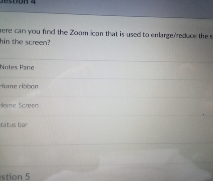 ere can you find the Zoom icon that is used to