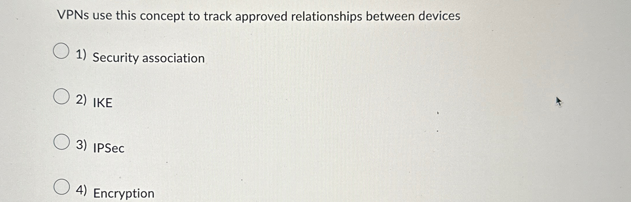 VPNs use this concept to track approved