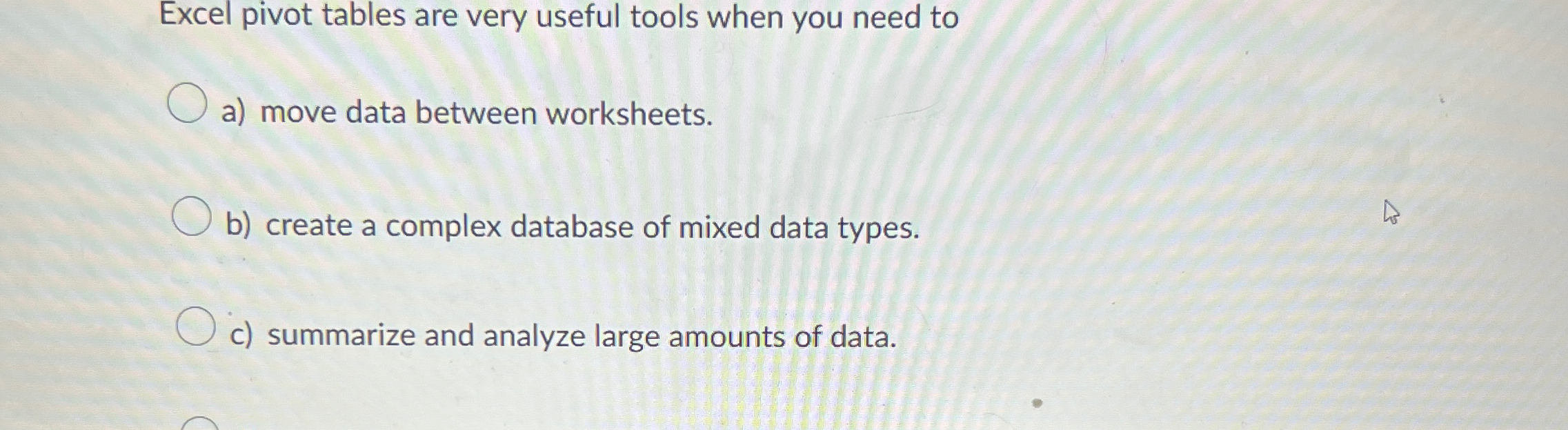 Excel pivot tables are very useful tools when you
