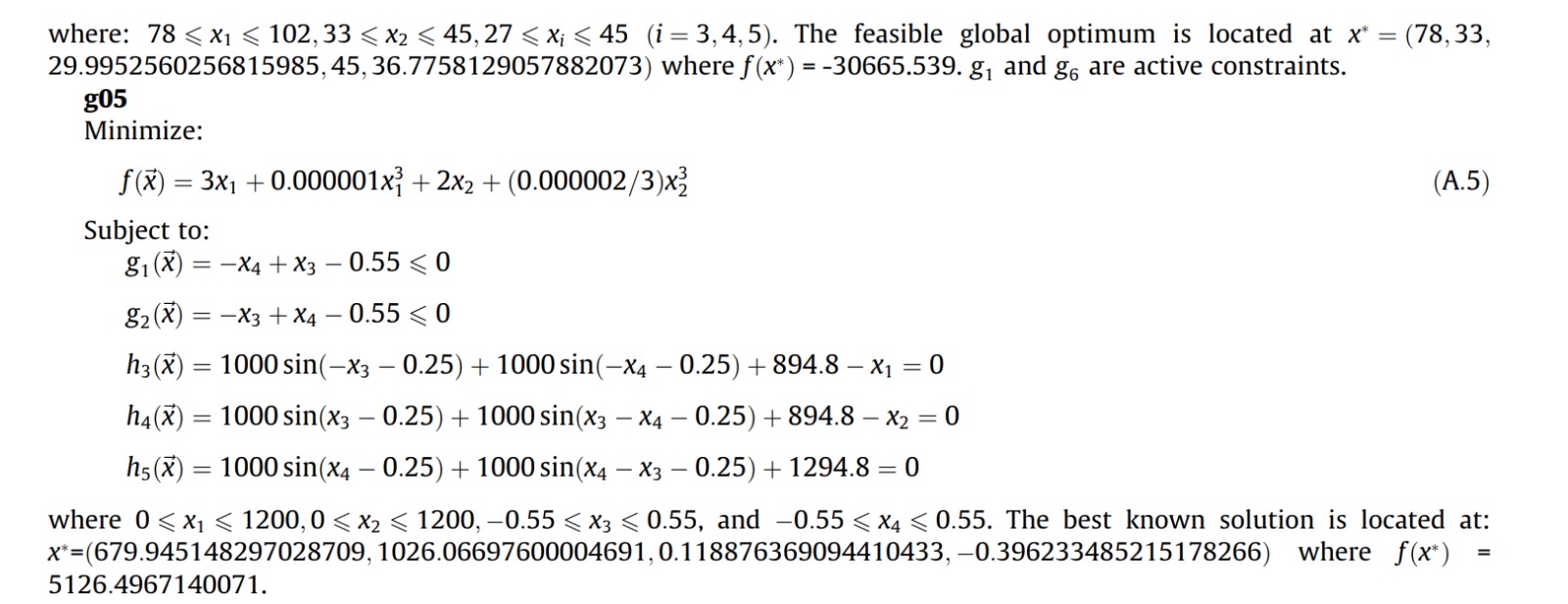 Implement the ABC algoritmh with the following