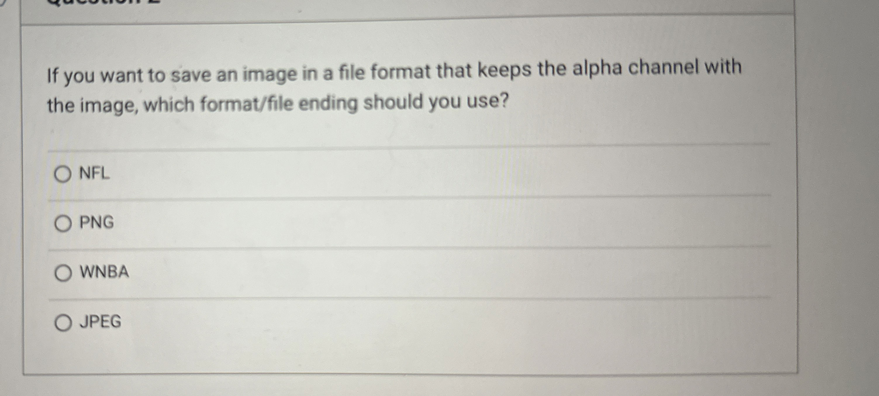 If you want to save an image in a file format