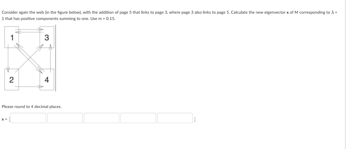 Consider again the web ( in the figure below ) ,
