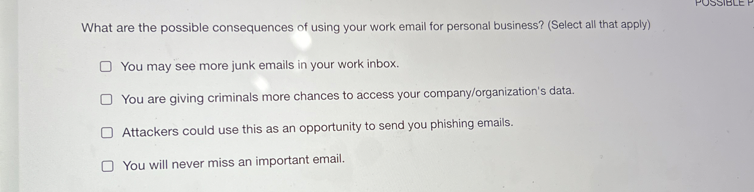 What are the possible consequences of using your