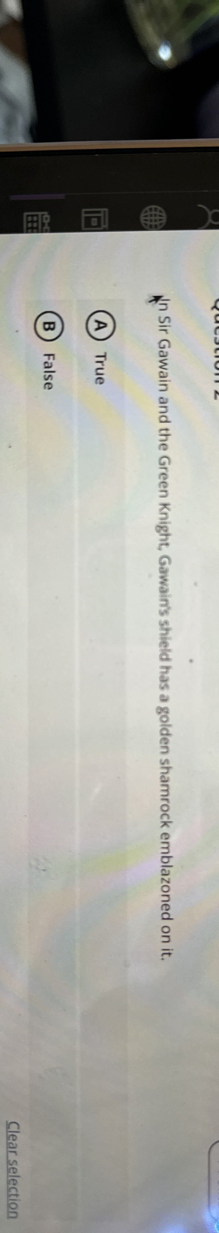 In Sir Gawain and the Green Knight, Gawain's