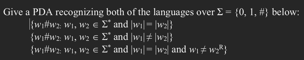 can draw a PDA diagram? Give a PDA recognizing