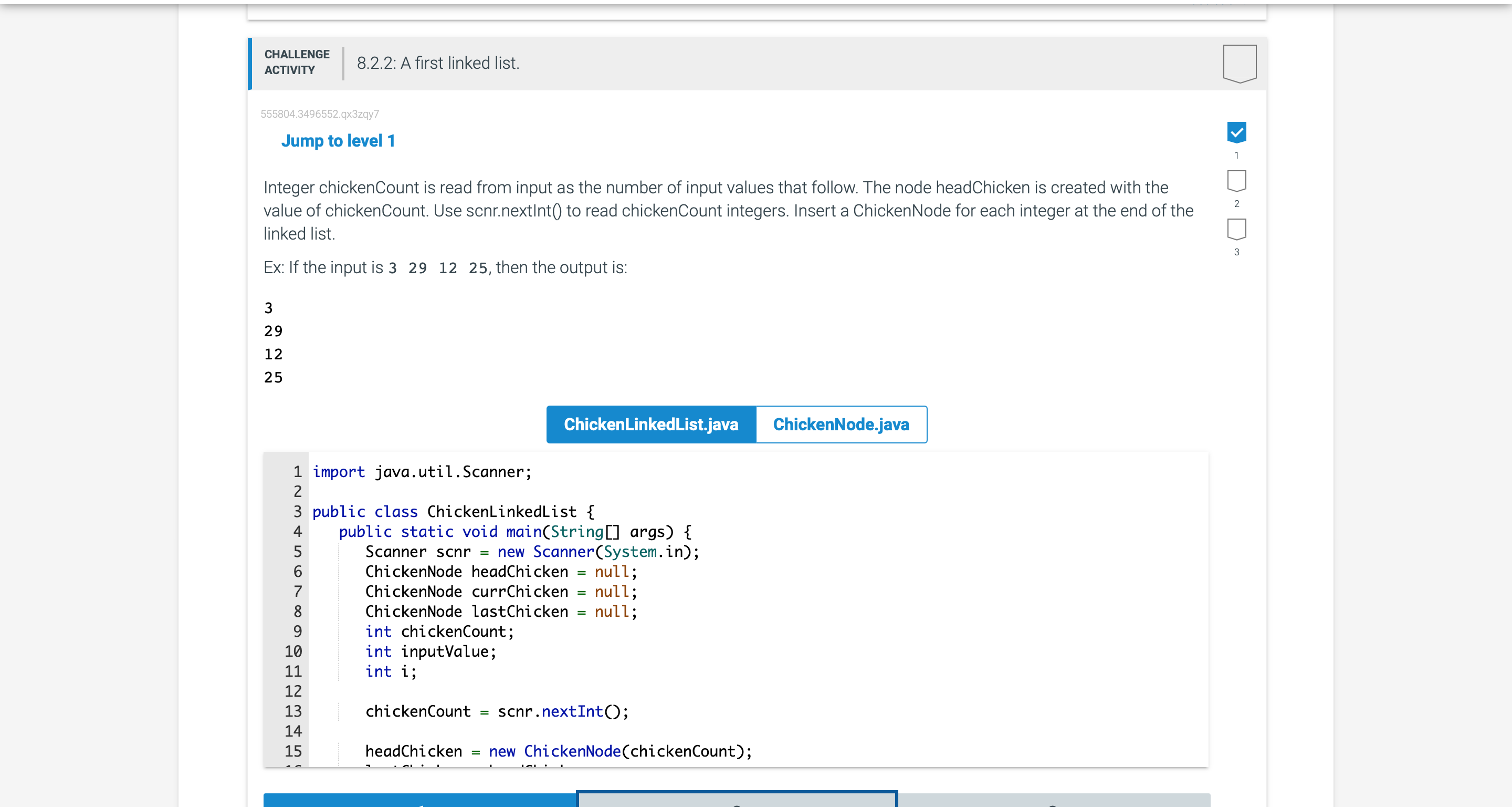 Jump to level 1 ( Help In Java Coding Please! )