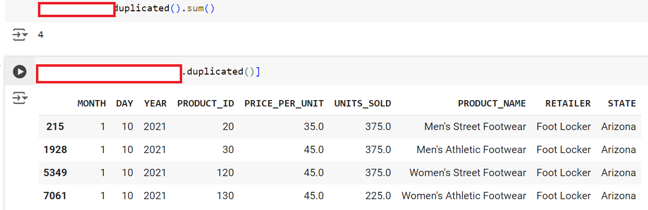 [ Python / Data Analysis ] Why these four rows