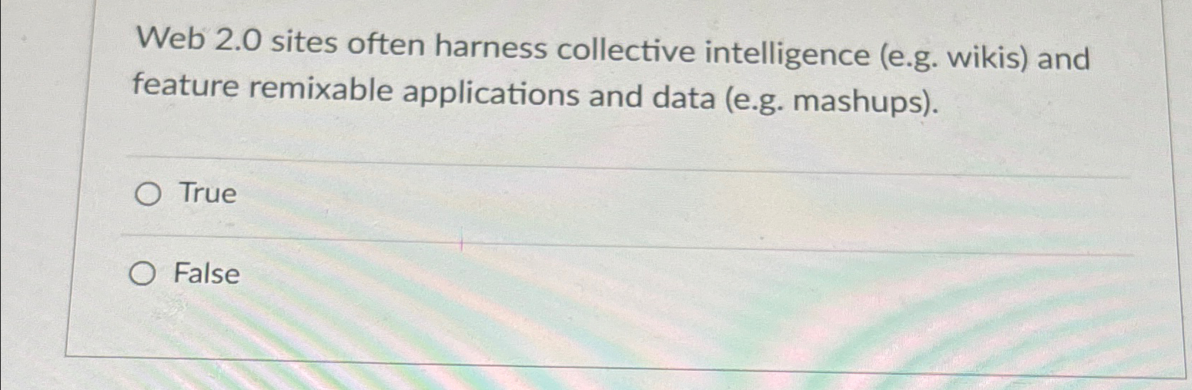 Web 2 . 0 sites often harness collective