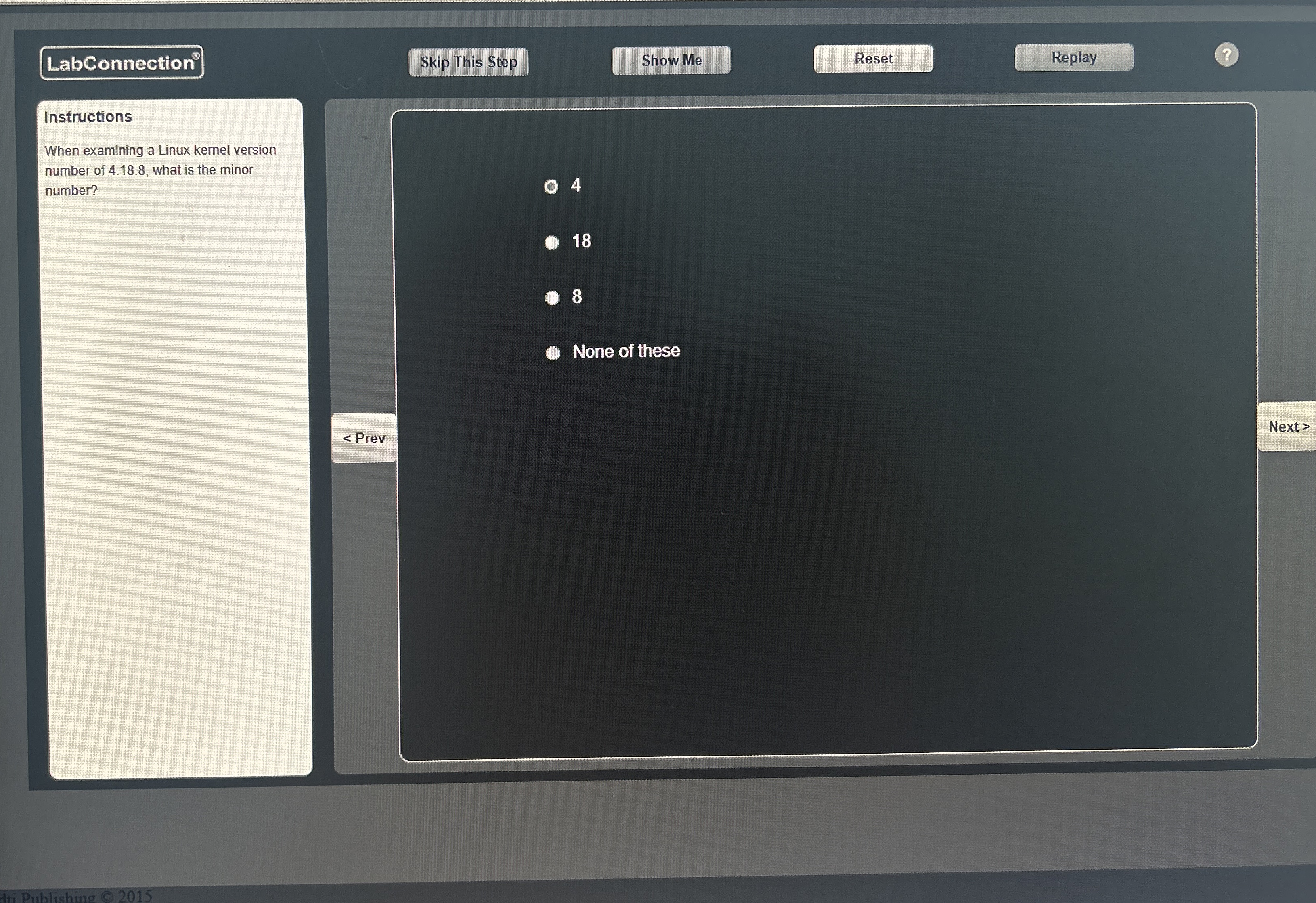 LabConnection Skip This Step Show Me Reset Replay