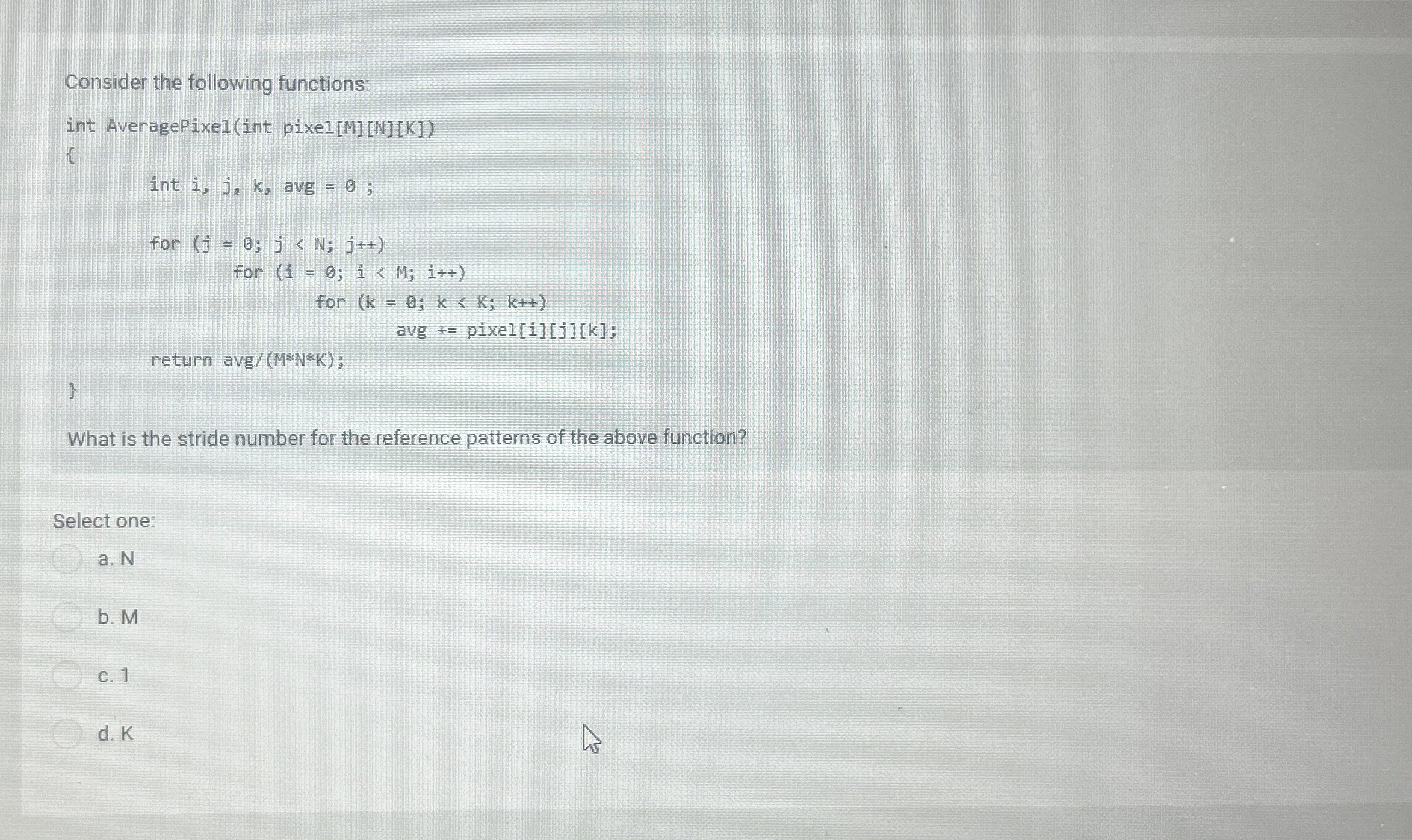 Consider the following functions:What is the