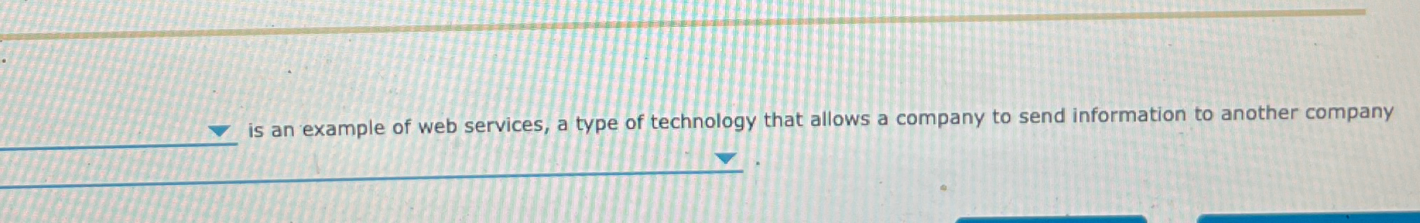 is an example of web services, a type of