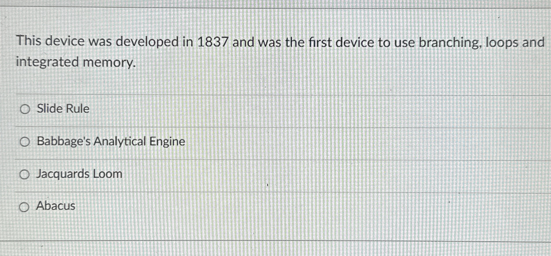 This device was developed in 1 8 3 7 and was the