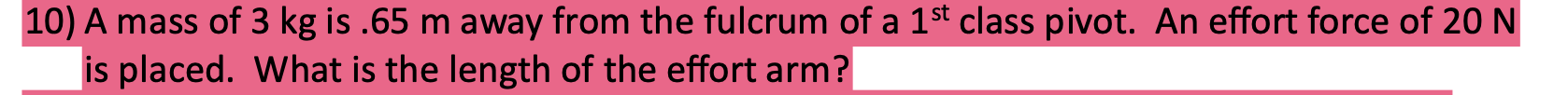 1 0 ) A mass of 3 kg is . 6 5 m away from the