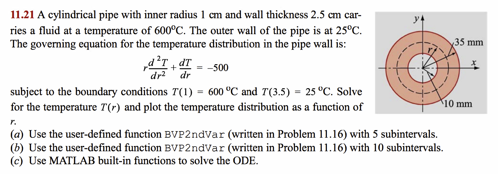 For the information in Problem 1 1 . 2 1 , solve
