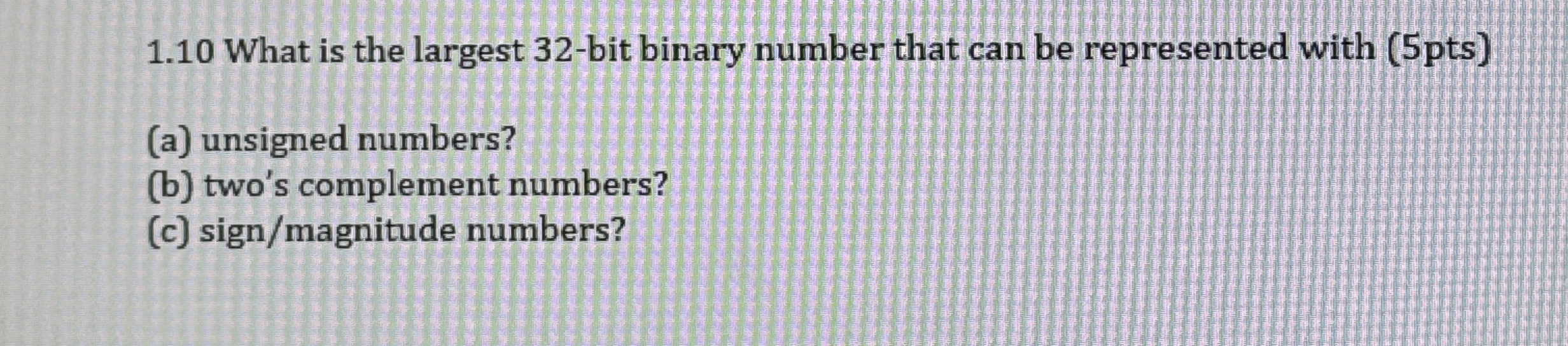 1 . 7 How many different numbers can be
